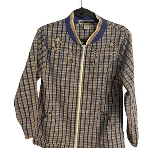 Blast Blue and Yellow Jacket Lightweight Casual